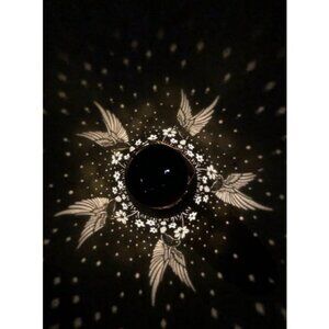 Hummingbird Solar Lantern Lights Outdoor Hanging Metal Decor Lanterns